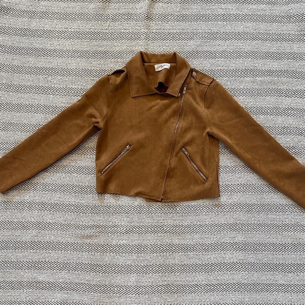 Carly Jean Los Angeles (CJLA)  Suede Leather Jacket